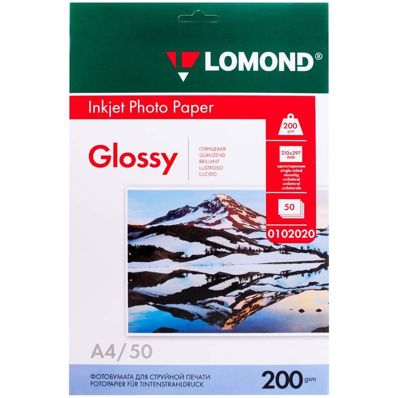 фотобумага Lomond Glossy Inkjet Photo Paper  0102024